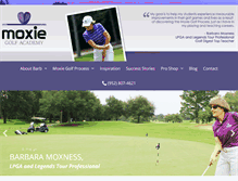 Tablet Screenshot of moxiegolfacademy.com